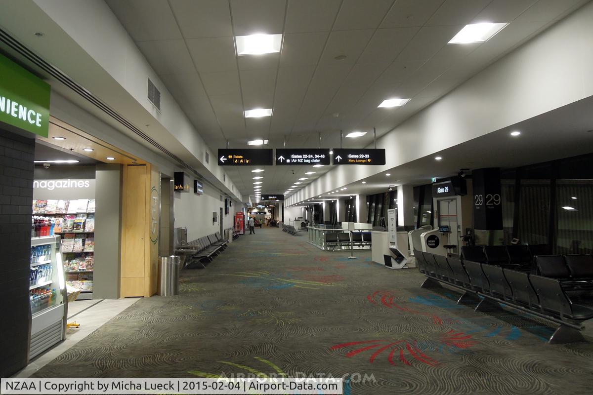 Auckland International Airport, Auckland New Zealand (NZAA) - Early morning, and the domestic terminal is still deserted.