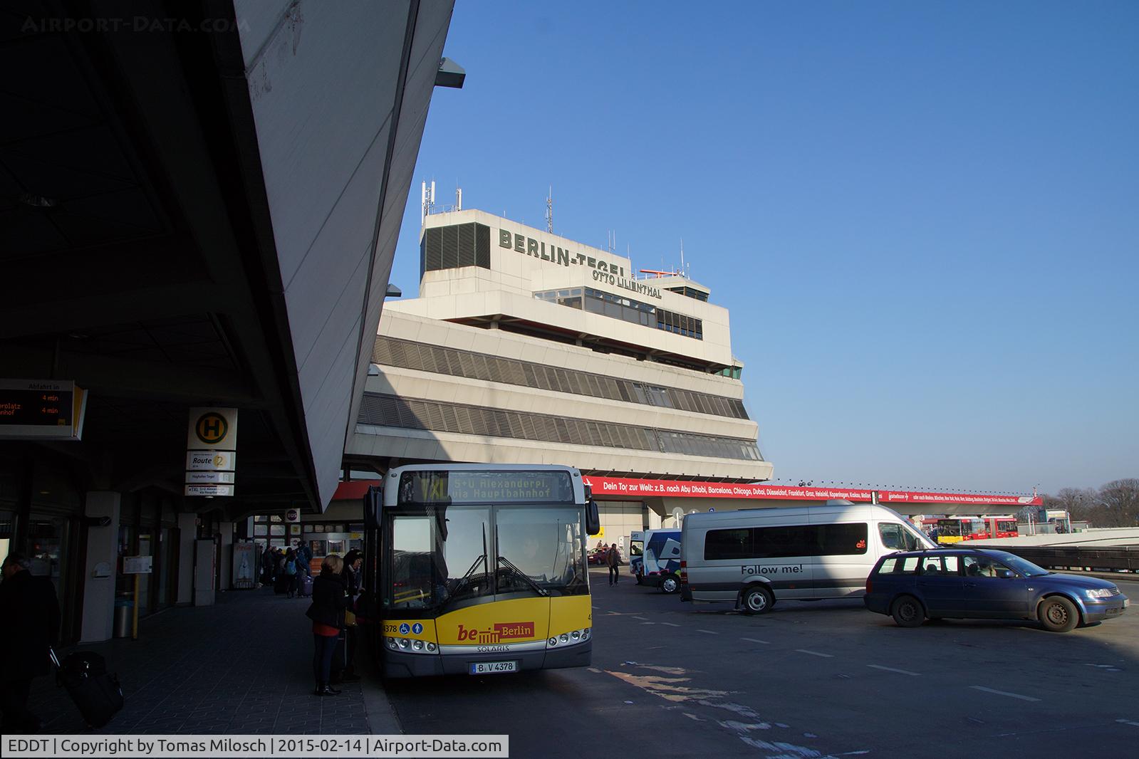 Tegel International Airport (closing in 2011), Berlin Germany (EDDT) - Outside the veryfunctional main terminal at TXL.