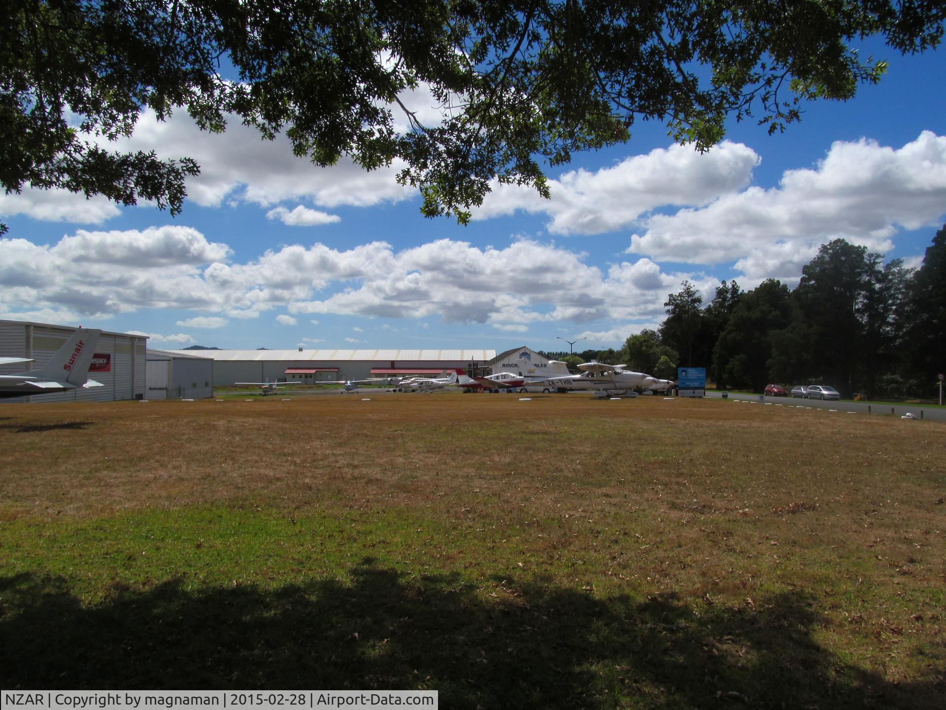 Ardmore Airport, Auckland New Zealand (NZAR) - Dennis Thompson aircraft sales area on grass at Ardmore
