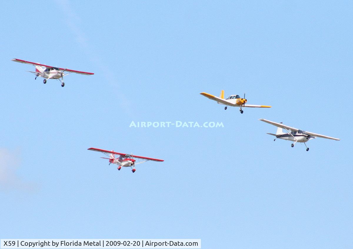 Valkaria Airport (X59) - formation at Valkaria