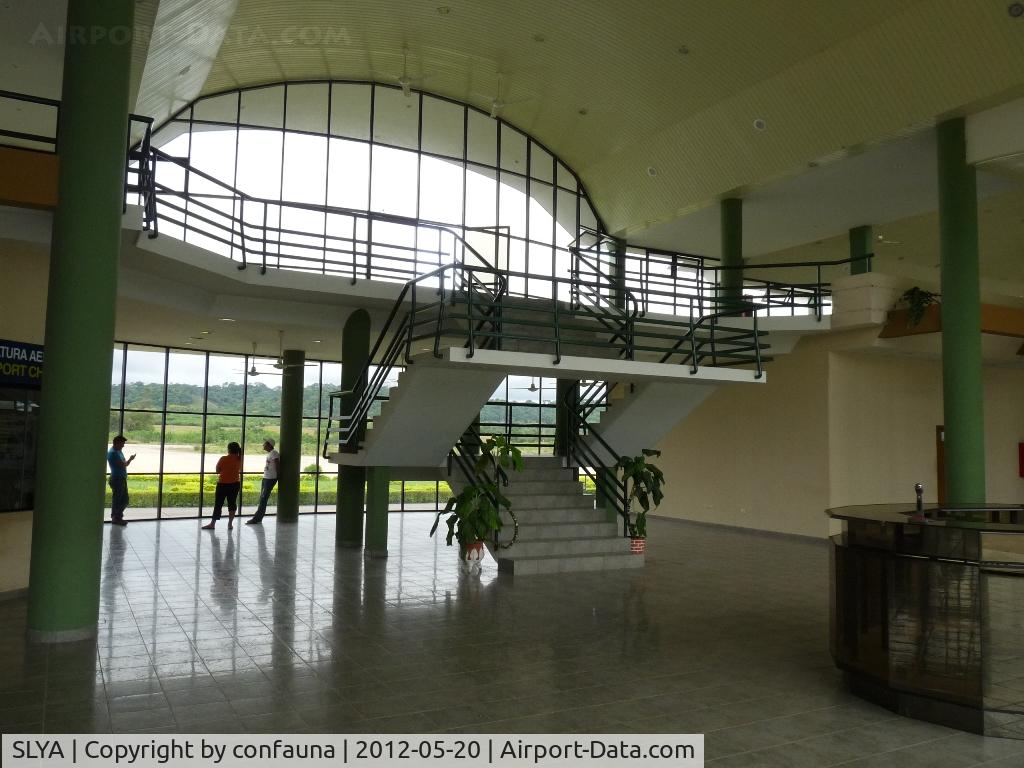 Yacuiba Airport, Yacuiba Bolivia (SLYA) - Inside the hall, Yacuiba airport, Tarija