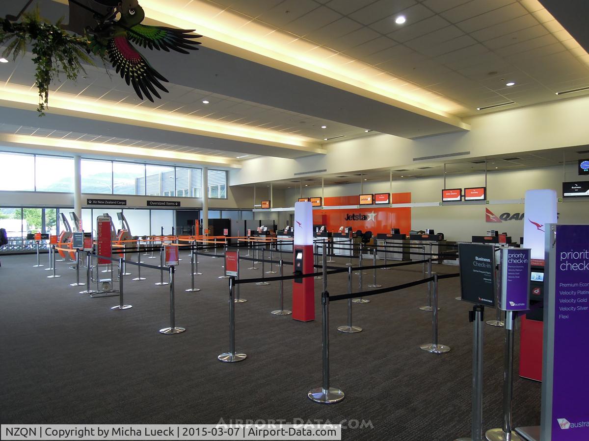 Queenstown Airport, Queenstown New Zealand (NZQN) - Jetstar check-in area