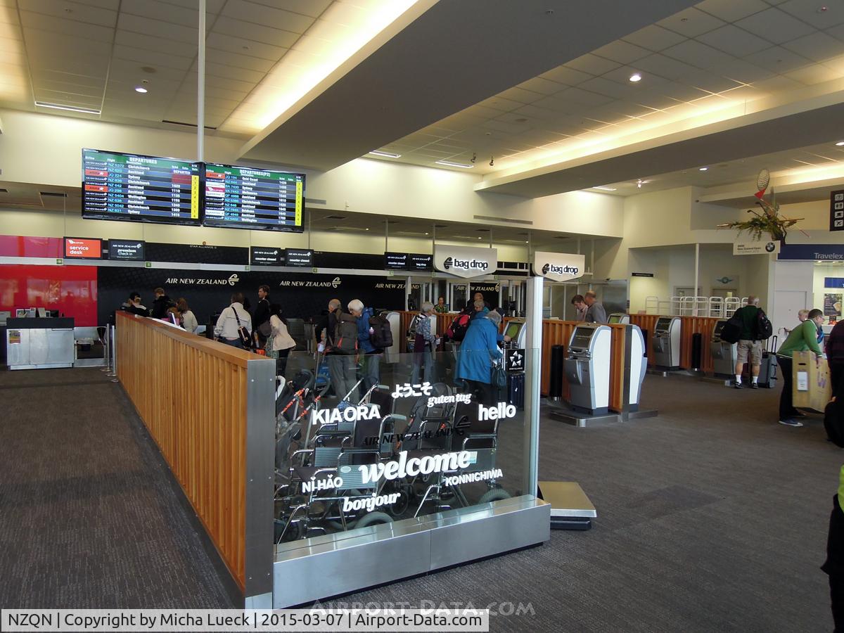 Queenstown Airport, Queenstown New Zealand (NZQN) - Air New Zealand check-in area