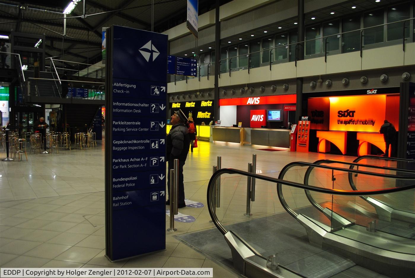 Leipzig/Halle Airport, Leipzig/Halle Germany (EDDP) - View into terminal building....