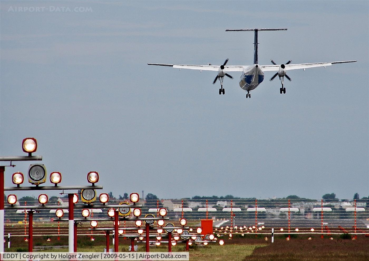 Tegel International Airport (closing in 2011), Berlin Germany (EDDT) - Inbound traffic on final for rwy 08R....