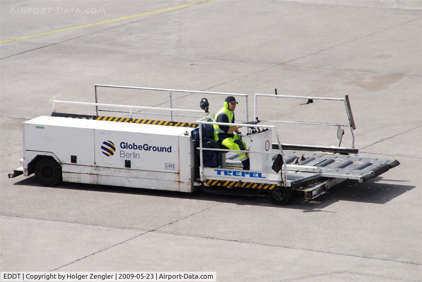 Tegel International Airport (closing in 2011), Berlin Germany (EDDT) - Man at work 2....