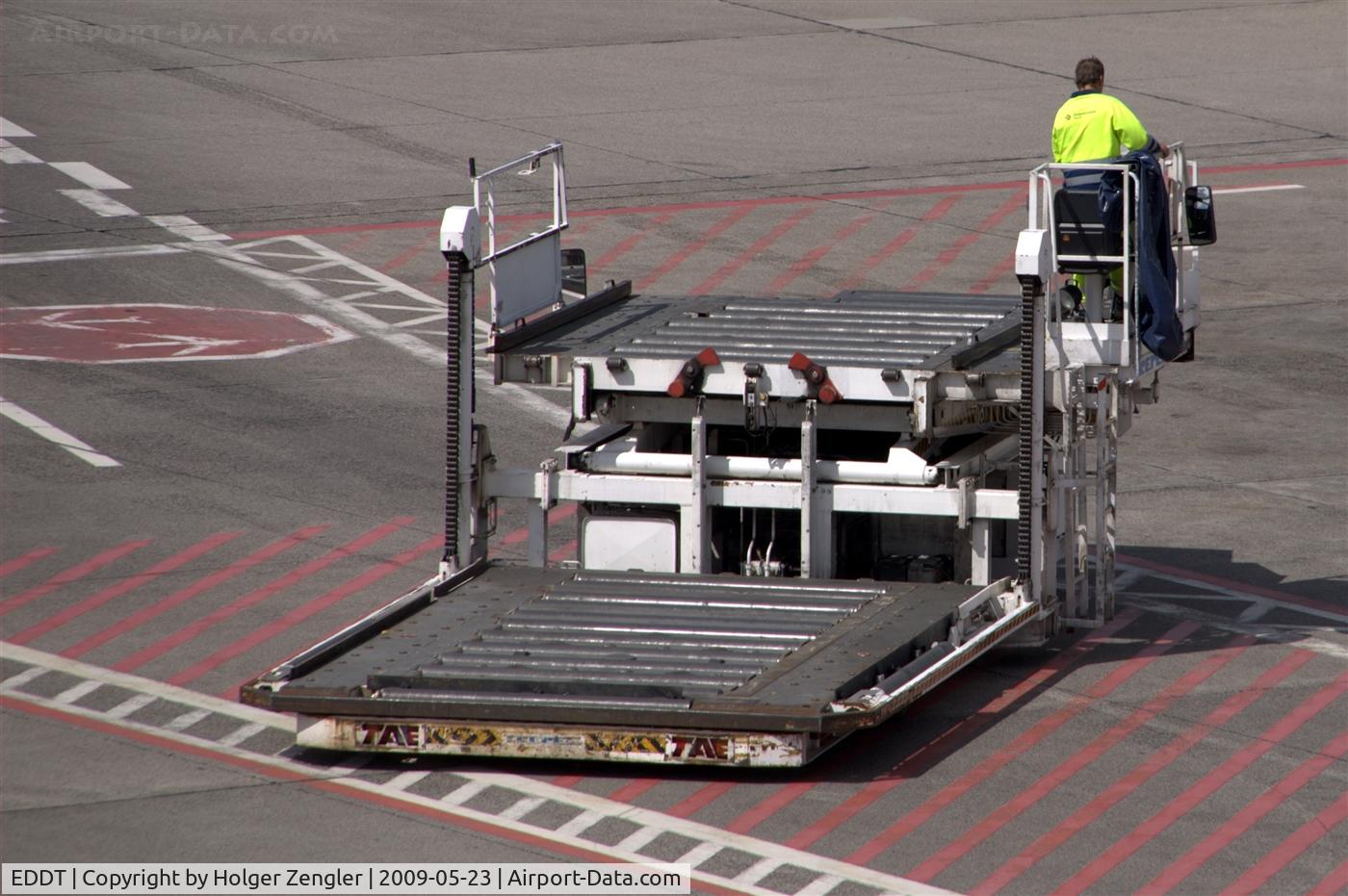 Tegel International Airport (closing in 2011), Berlin Germany (EDDT) - Man at work 1....