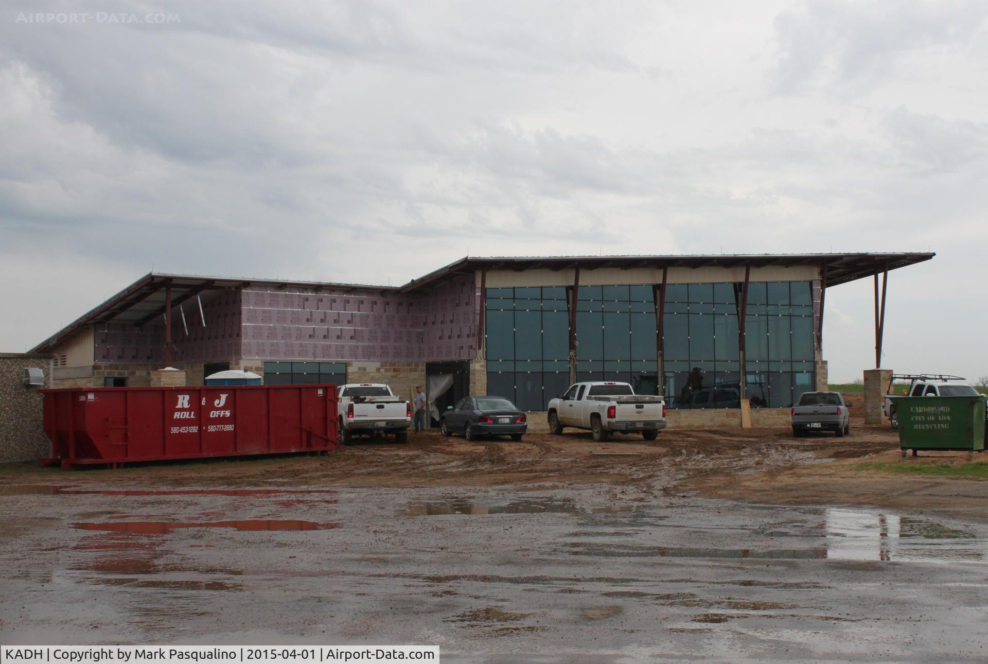 Ada Municipal Airport (ADH) - Executive Terminal under construction