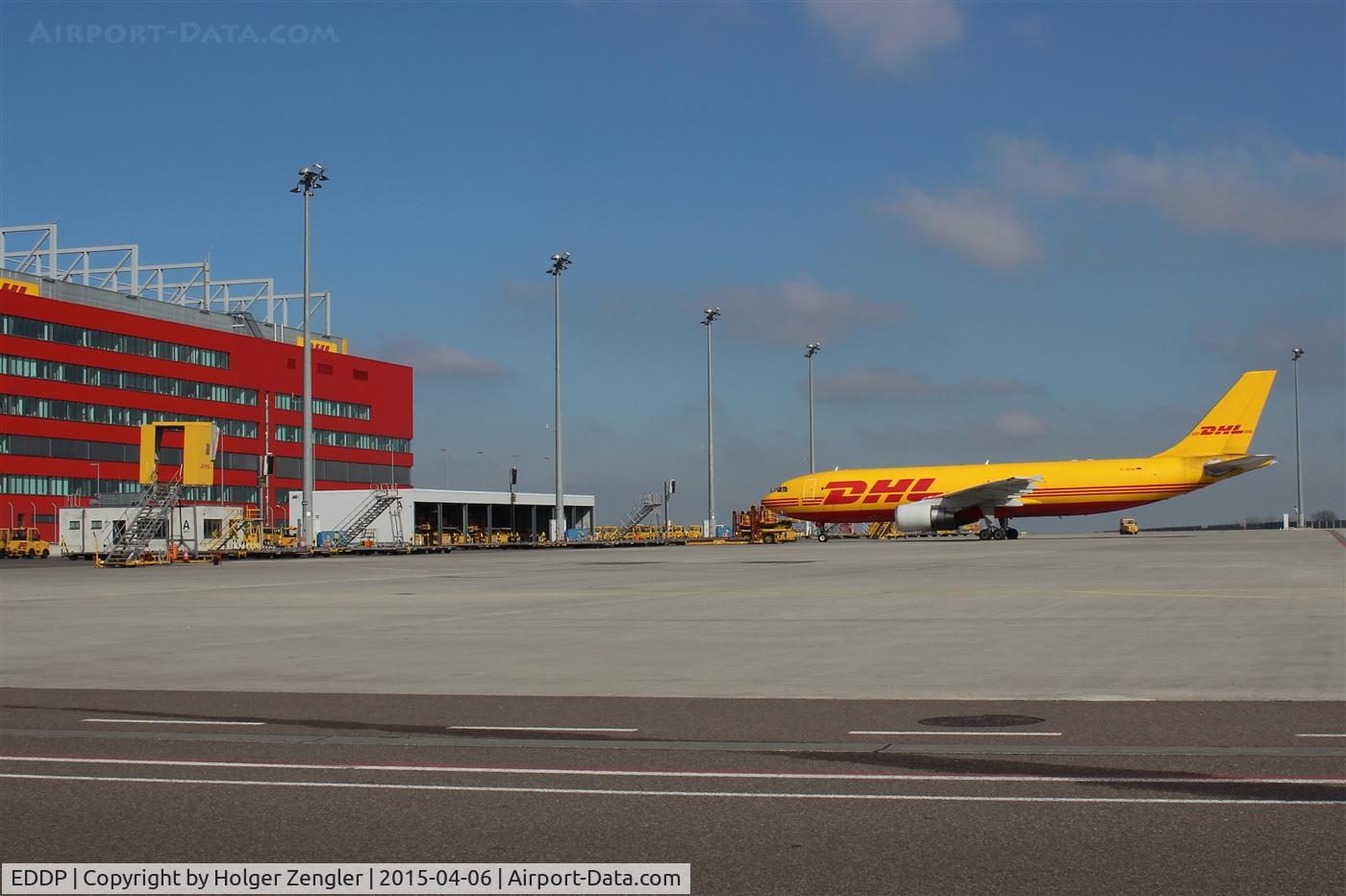 Leipzig/Halle Airport, Leipzig/Halle Germany (EDDP) - Lonesome one on apron 4 west....