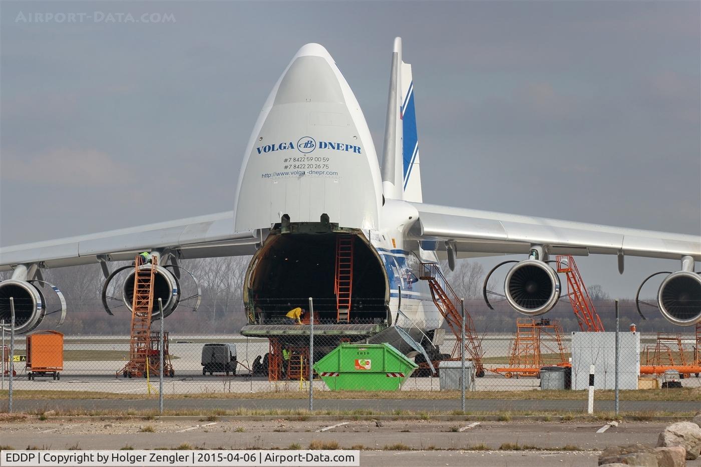 Leipzig/Halle Airport, Leipzig/Halle Germany (EDDP) - Preparations for a new task are running on apron 3...