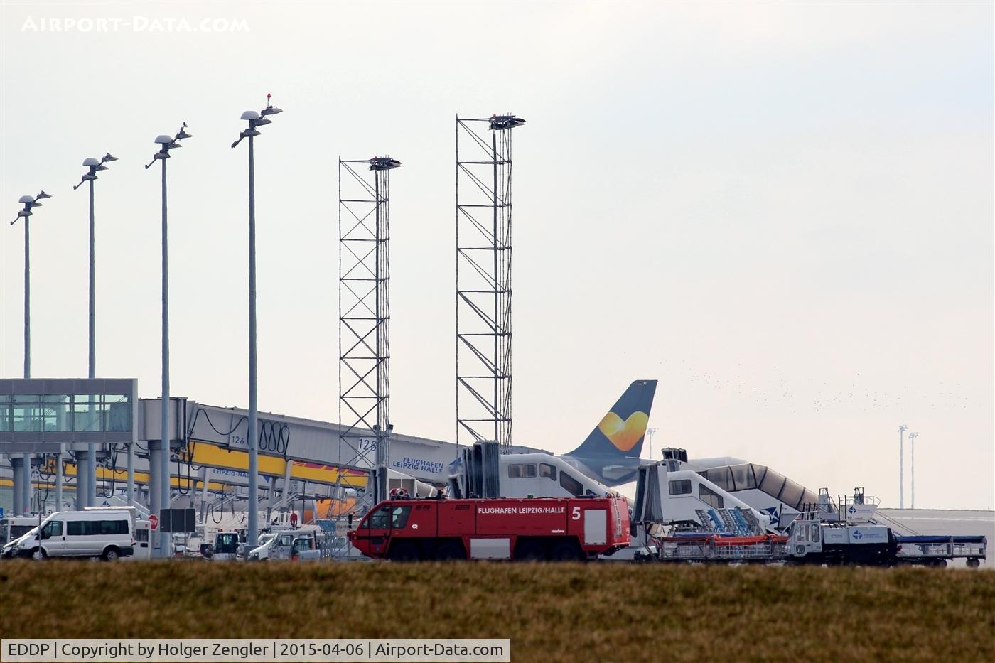 Leipzig/Halle Airport, Leipzig/Halle Germany (EDDP) - Still life around apron 1 west.....