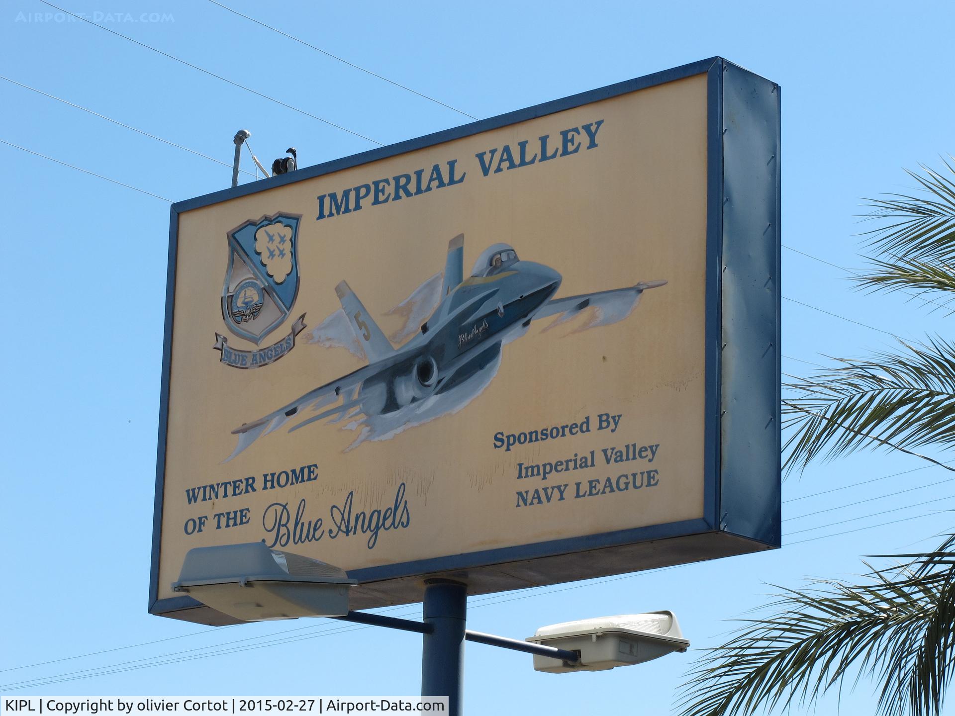 Imperial County Airport (IPL) - You can see the Blue angels going to practice range sometimes