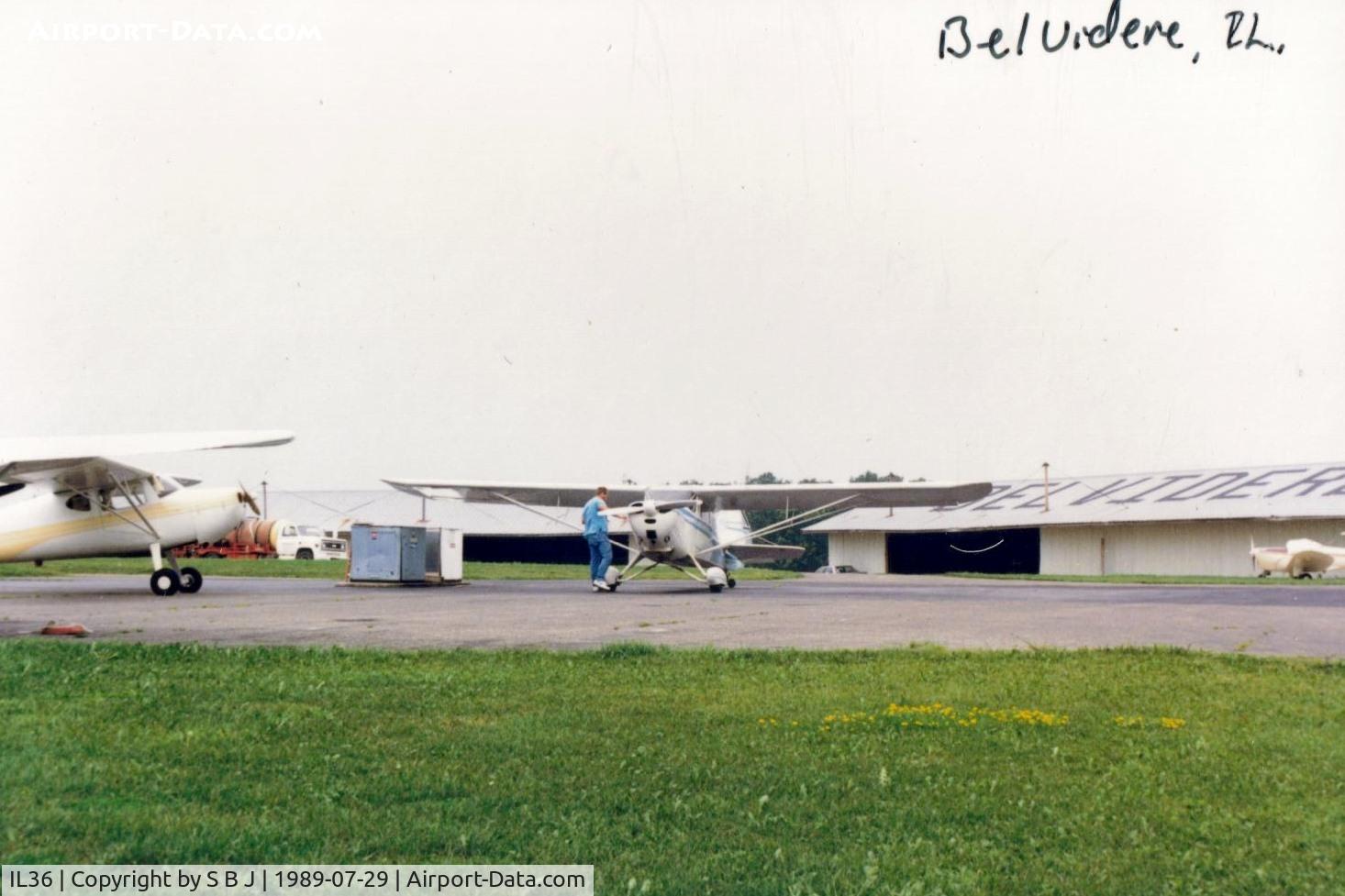 Bob Walberg Field Airport (IL36) - A fueling stop at Belvidere,IL.