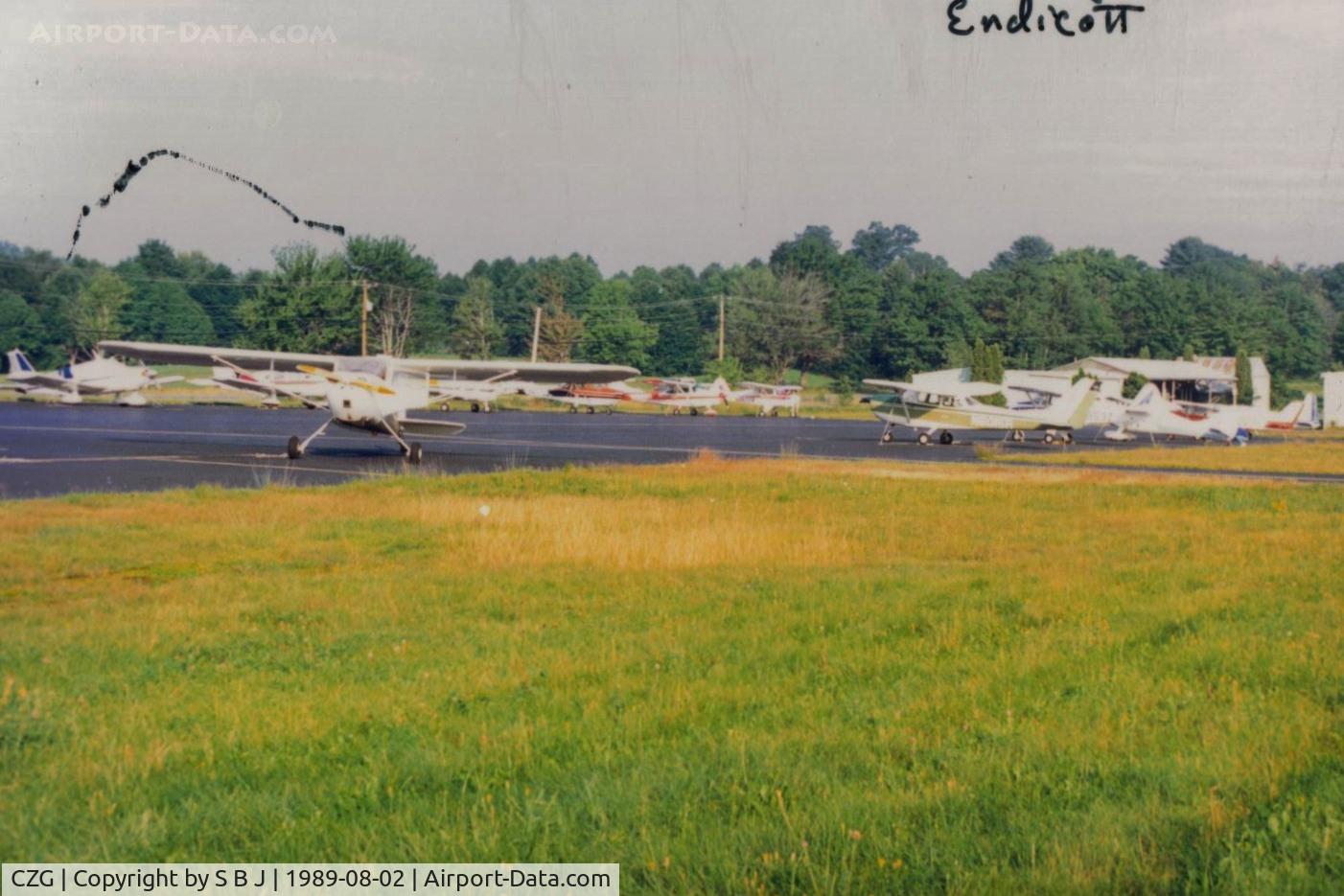 Tri-cities Airport (CZG) - The Tri-cities ramp as it looked in 1989. 
