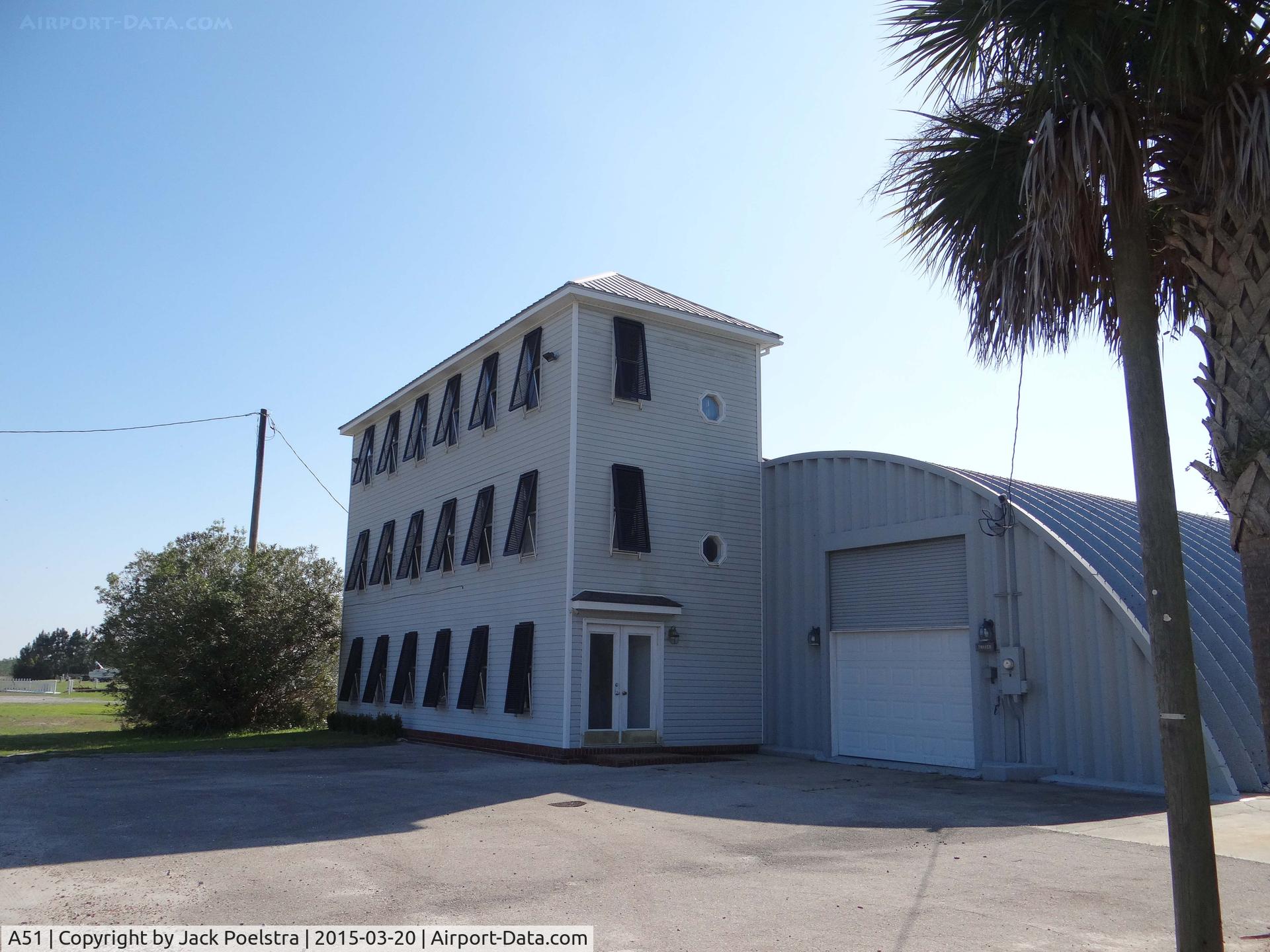 Costin Airport (A51) - airport office of Costin/ Port St Joe airport Fla.