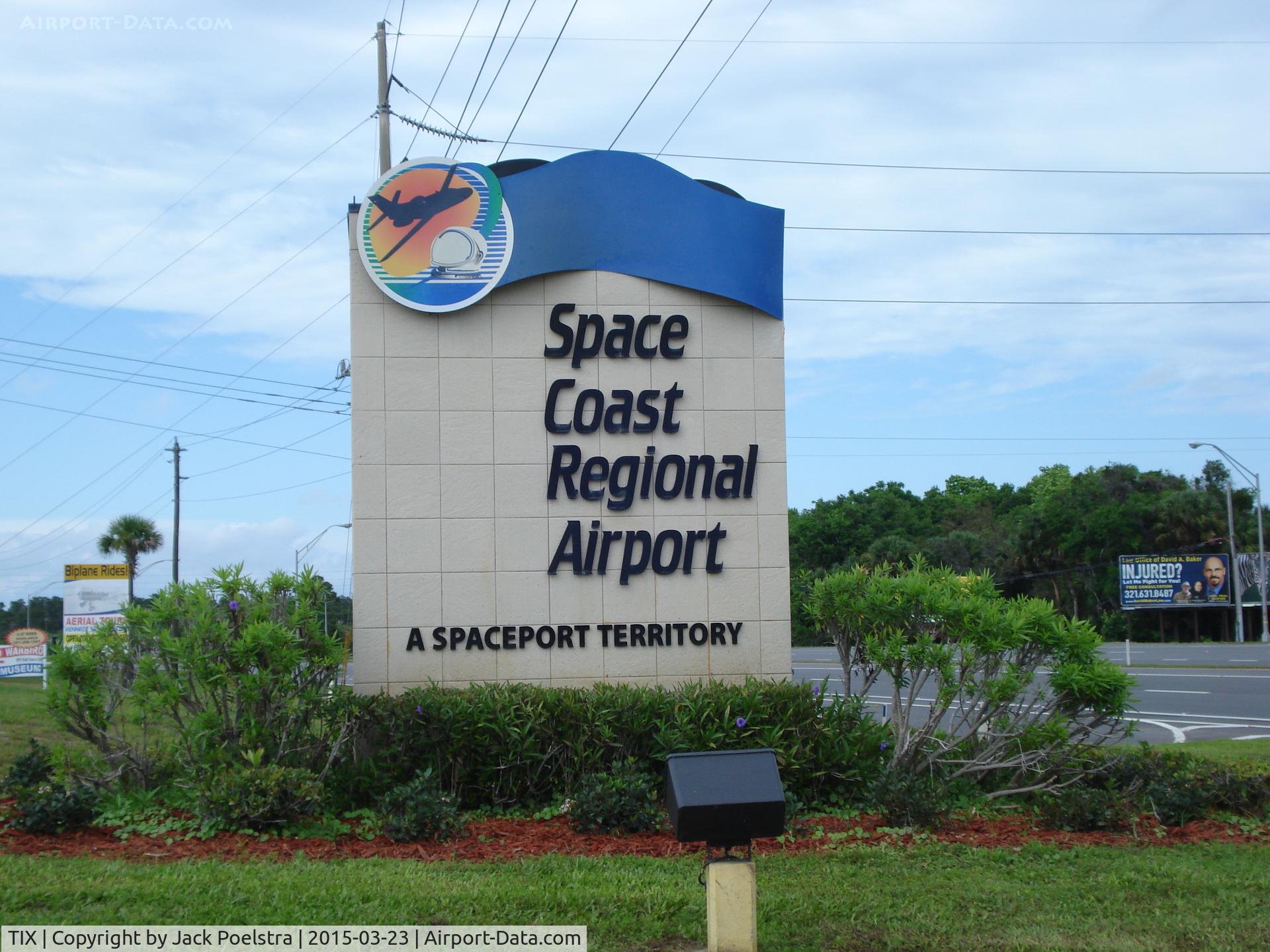 Space Coast Regional Airport (TIX) - Entrance of Space Coast  Rgnl airport