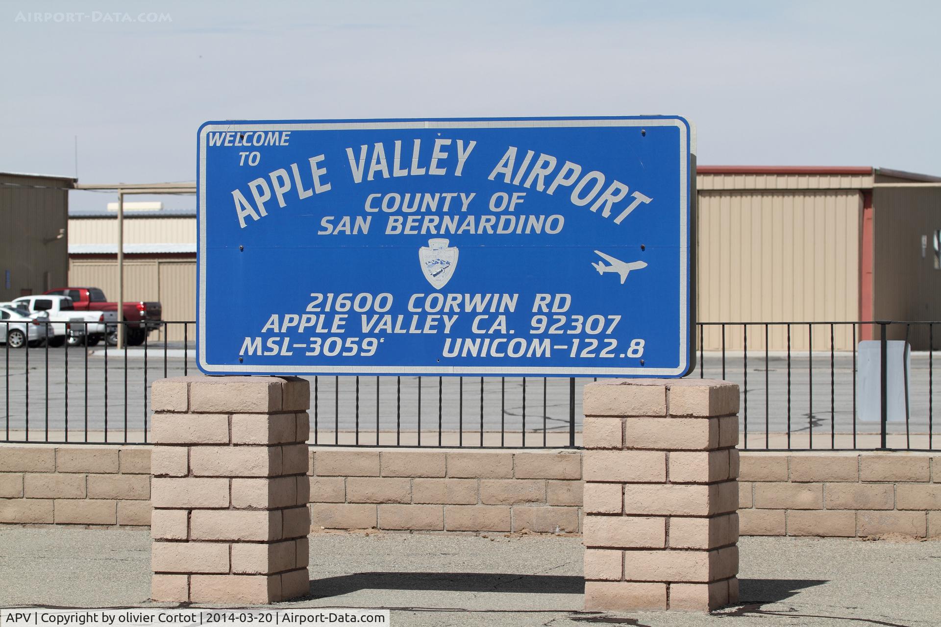 Apple Valley Airport (APV) - airport entrance