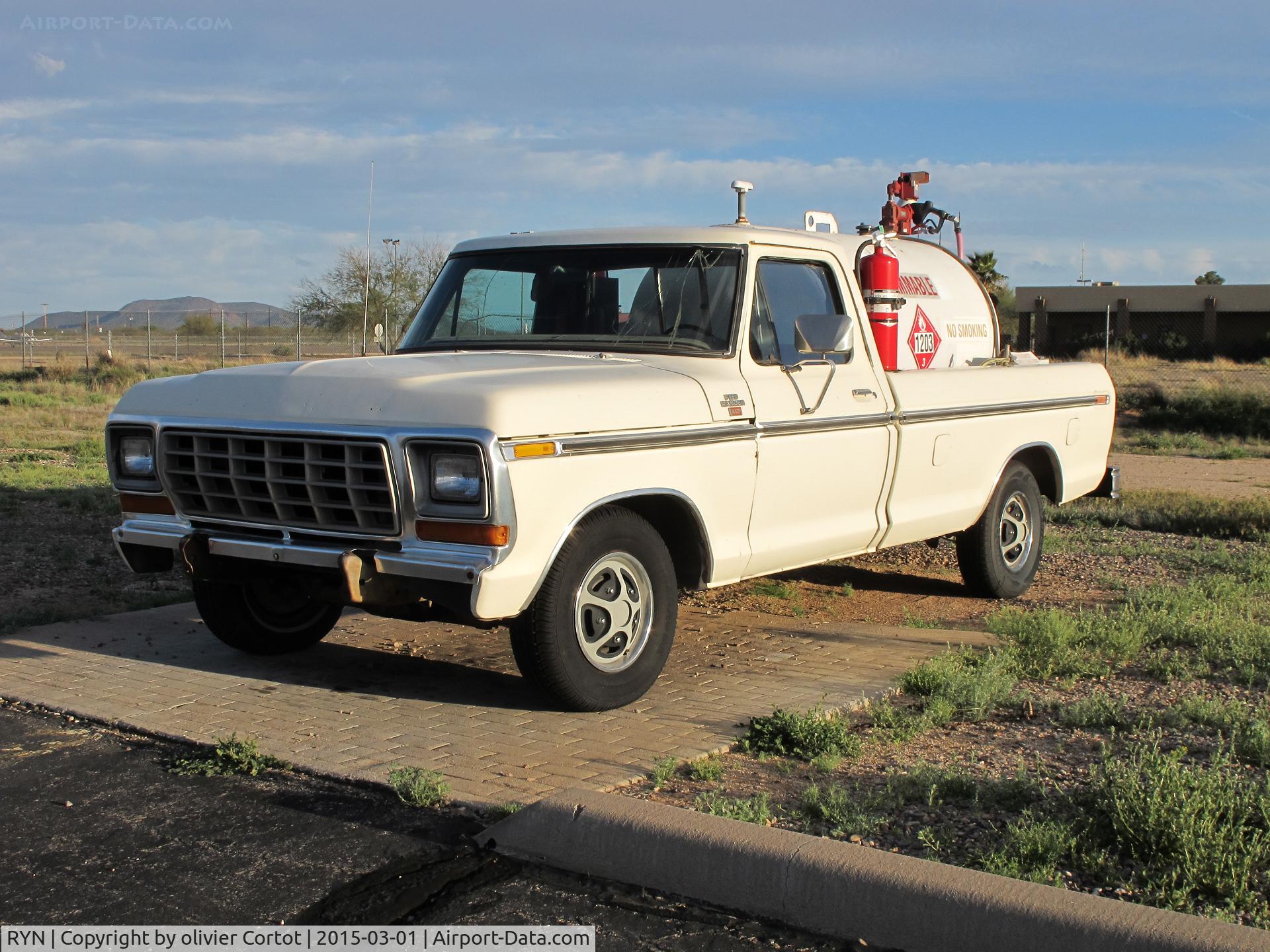 Ryan Field Airport (RYN) - old style gas truck