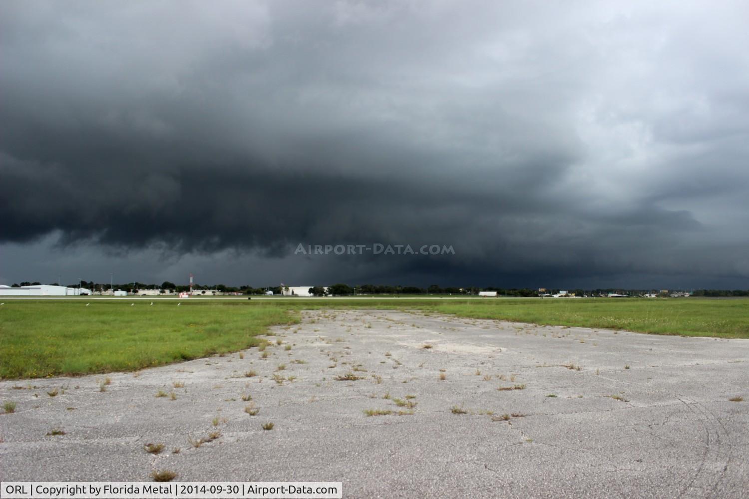 Executive Airport (ORL) - Strong afternoon Florida storms over Orlando Exec