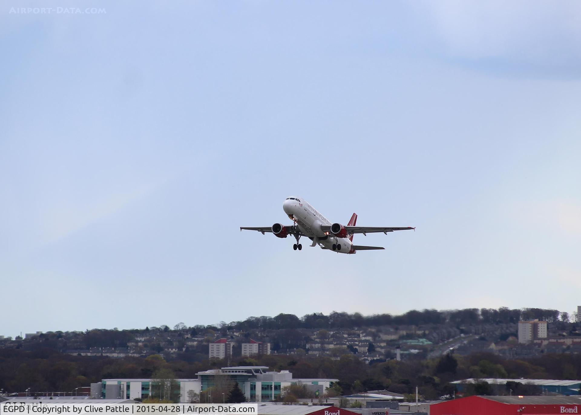 Aberdeen Airport, Aberdeen, Scotland United Kingdom (EGPD) - Virgin Departure from Aberdeen EGPD