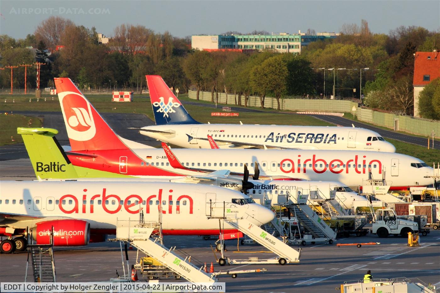 Tegel International Airport (closing in 2011), Berlin Germany (EDDT) - Beautiful colors in beautiful evening light.....