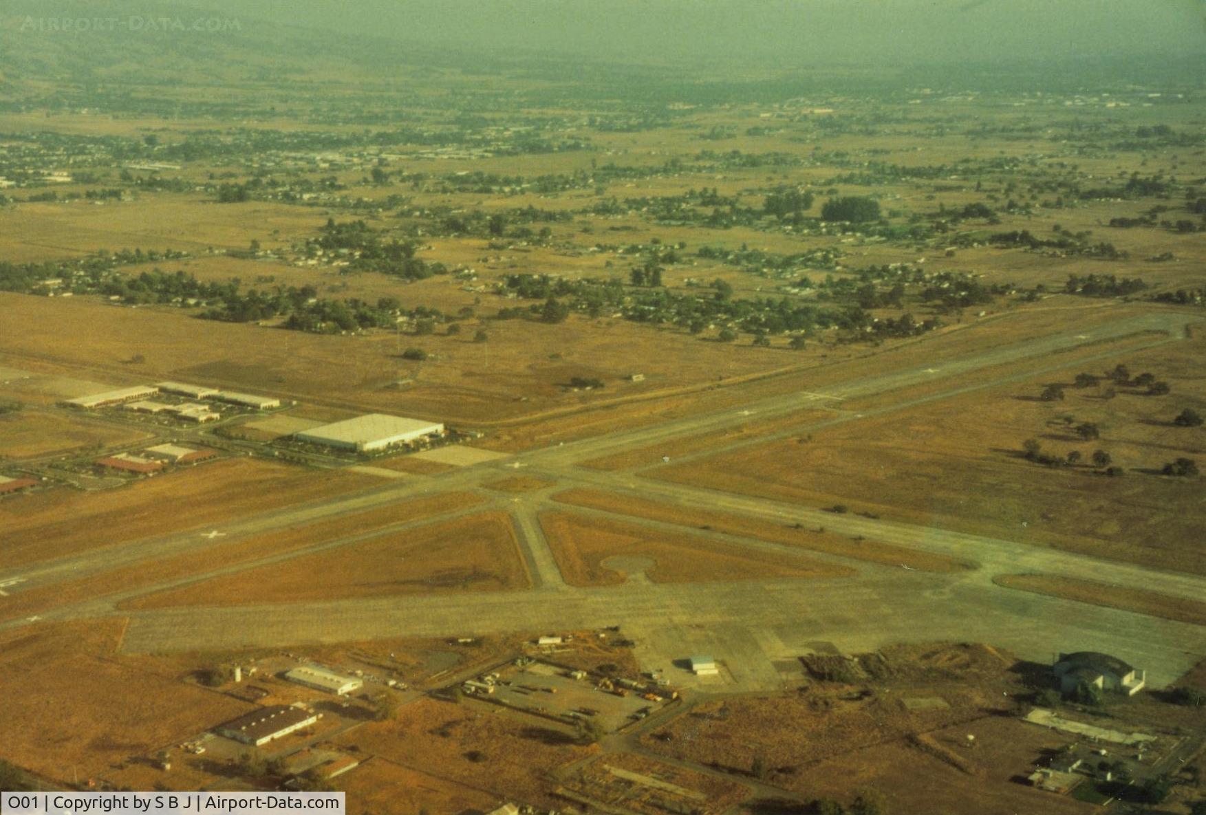 O01 Airport - Santa Rosa Air Center in California.It was closed in 1992 and was a former WWII navy base.While not a busy GA airport,it was still one of my favorite stops.Seems every visit, there was something new to see.View is south.