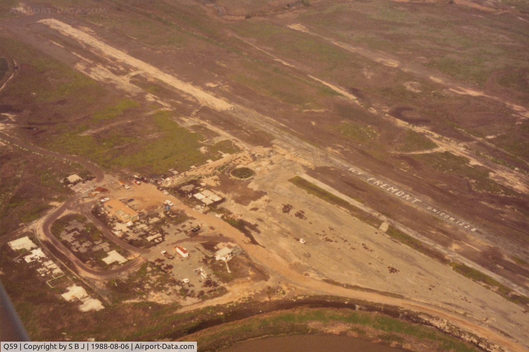 Q59 Airport - Fremont airport ,Calif. Picture is two years after closure.For such an active airport it was remarkable safe. There was several accidents,but only one was a fatal (8-8-75) and was due to a mechanical issue.Fremont had a lot of good pilots and instructors.