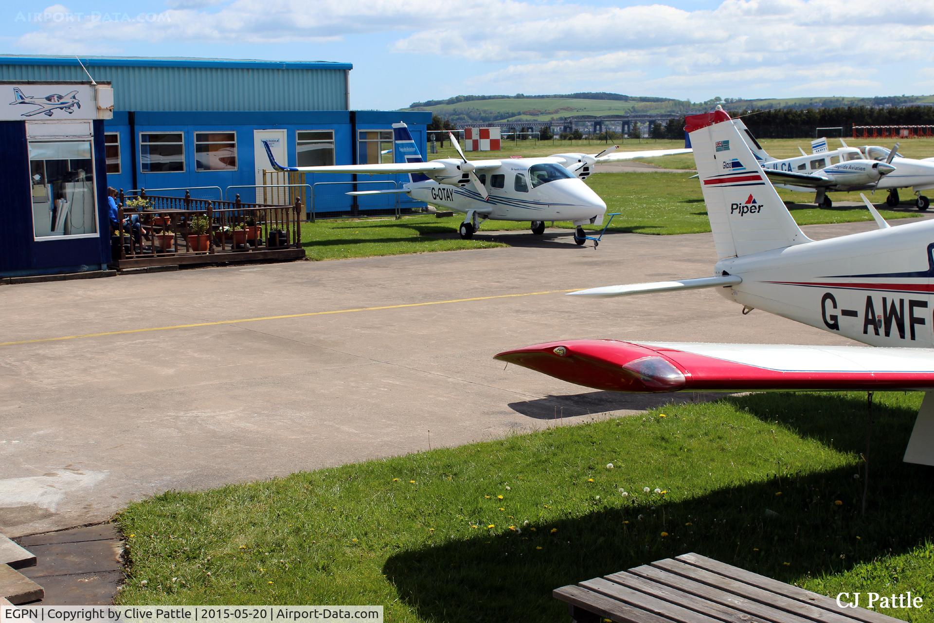Dundee Airport, Dundee, Scotland United Kingdom (EGPN) - Tayside Aviation premises at Dundee's Riverside Airport (EGPN).