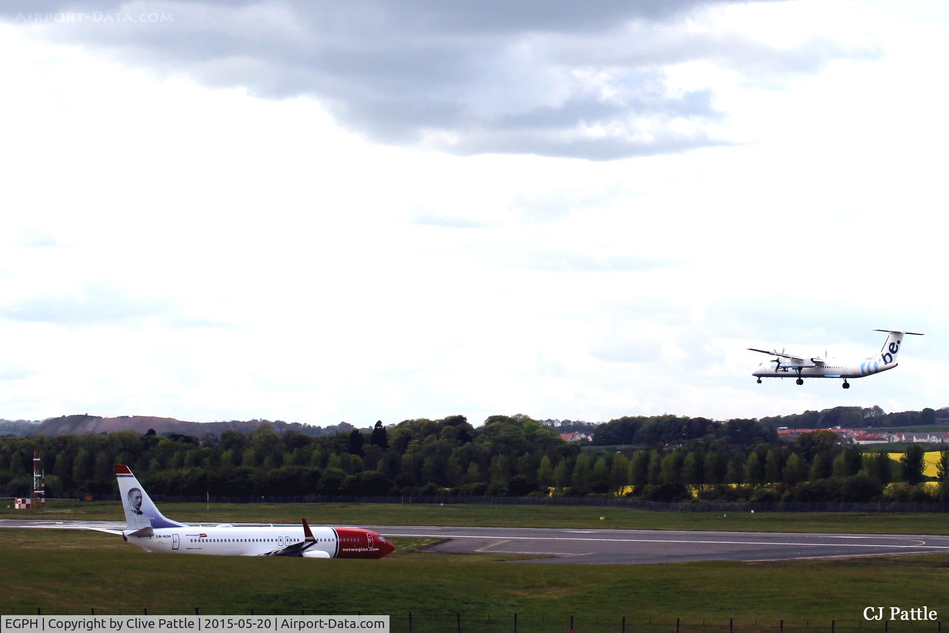 Edinburgh Airport, Edinburgh, Scotland United Kingdom (EGPH) - Threshold action at Edinburgh EGPH