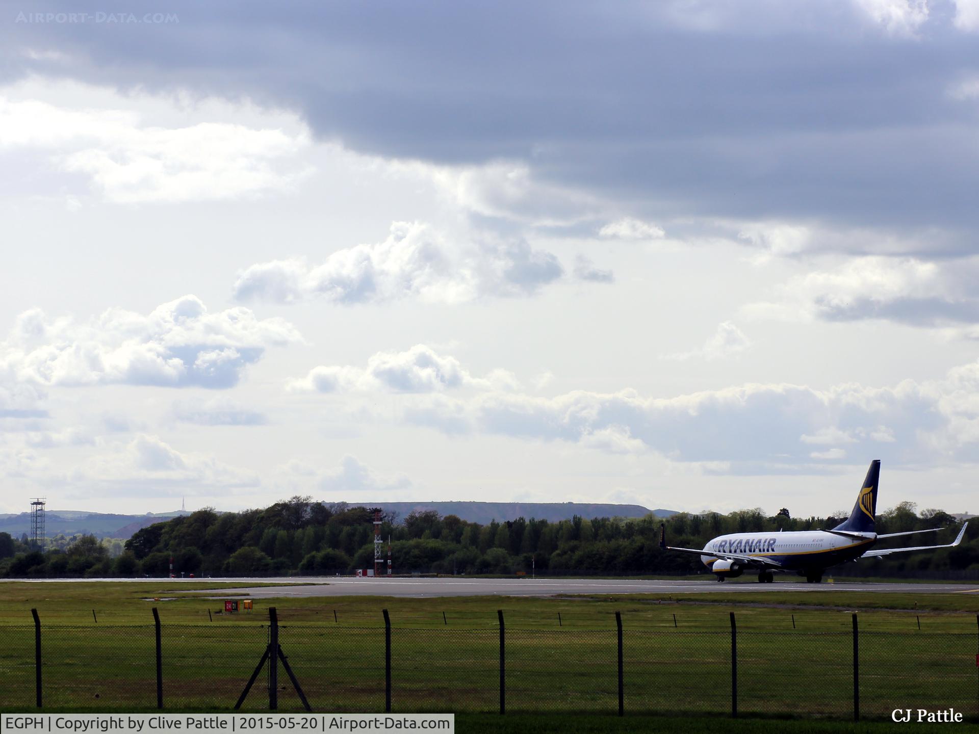 Edinburgh Airport, Edinburgh, Scotland United Kingdom (EGPH) - Waiting to depart from Edinburgh EGPH