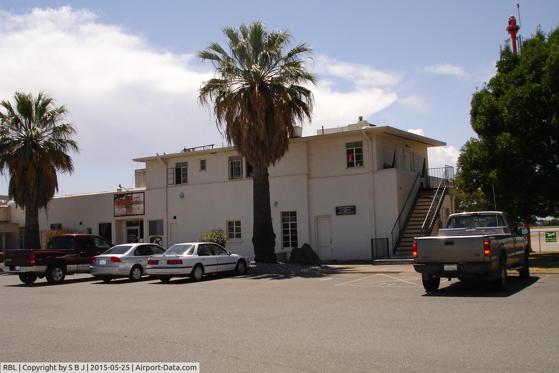 Red Bluff Municipal Airport (RBL) - Front entrance to the Red Bluff airport and restaurant.