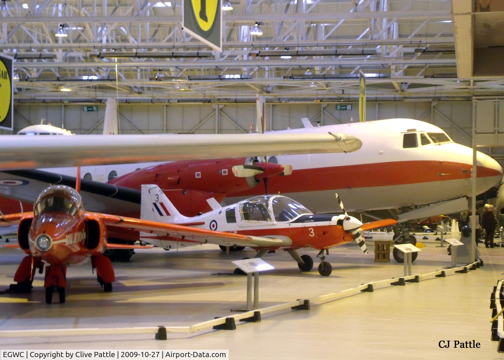 RAF Cosford Airport, Albrighton, England United Kingdom (EGWC) - A general view within Hangar 1 at the RAF Museum at Cosford EGWC