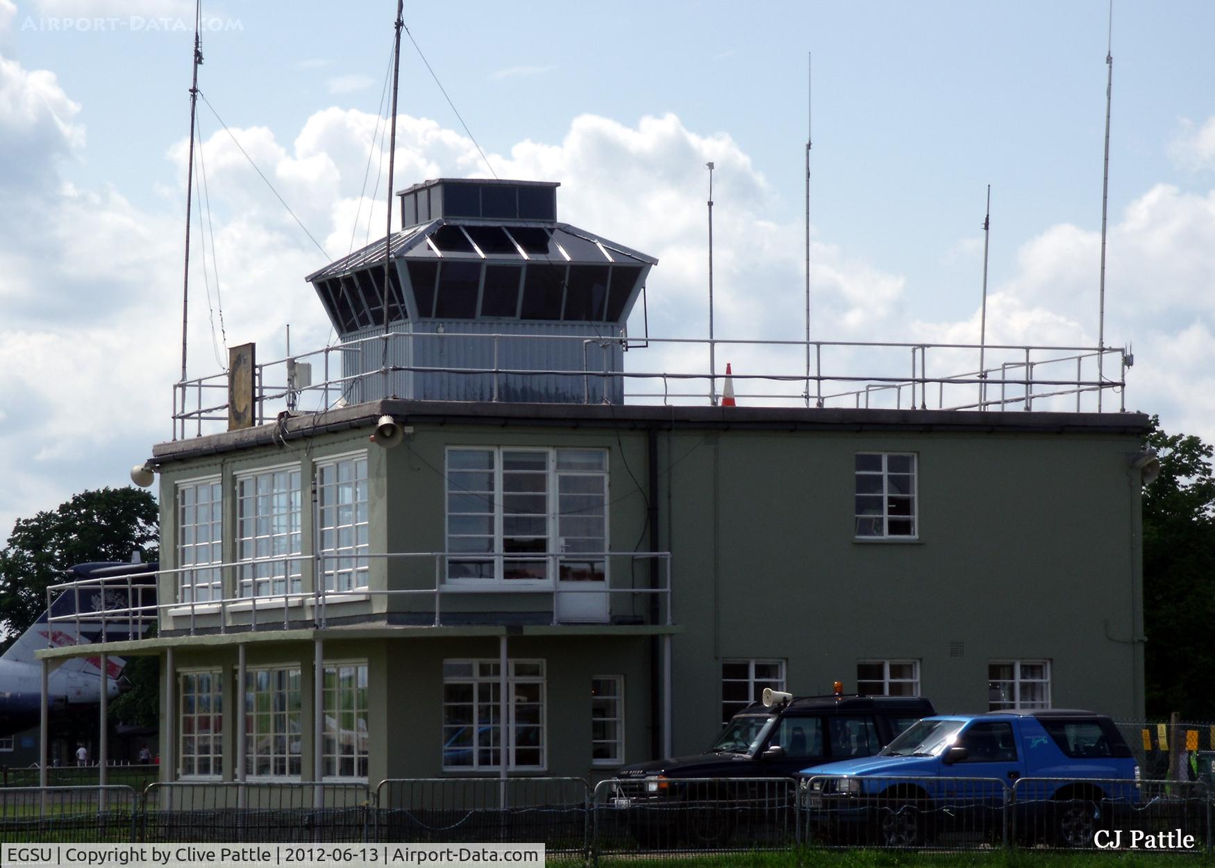 Duxford Airport, Cambridge, England United Kingdom (EGSU) - The WWII ATC tower at the IWM Duxford