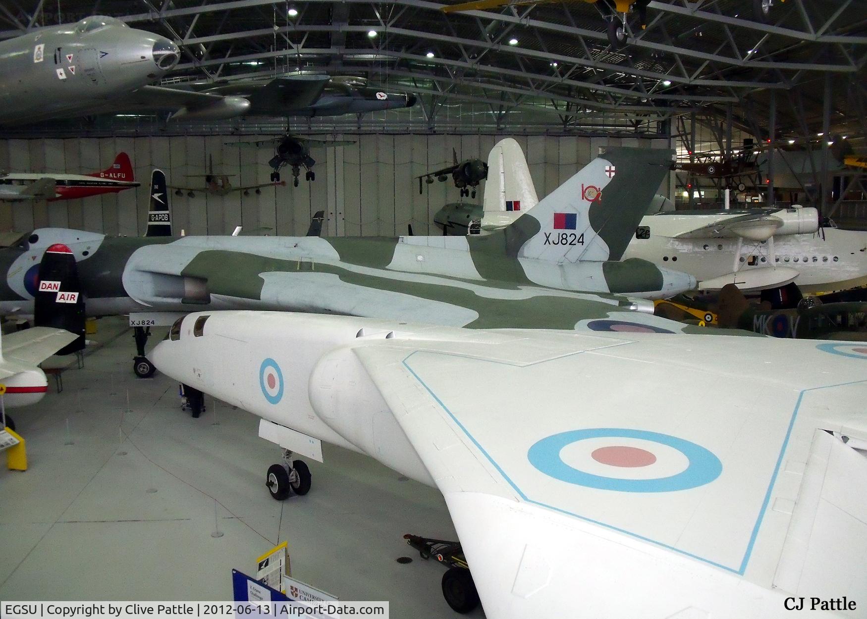 Duxford Airport, Cambridge, England United Kingdom (EGSU) - A view inside the 'Airspace' hangar at the IWM Duxford