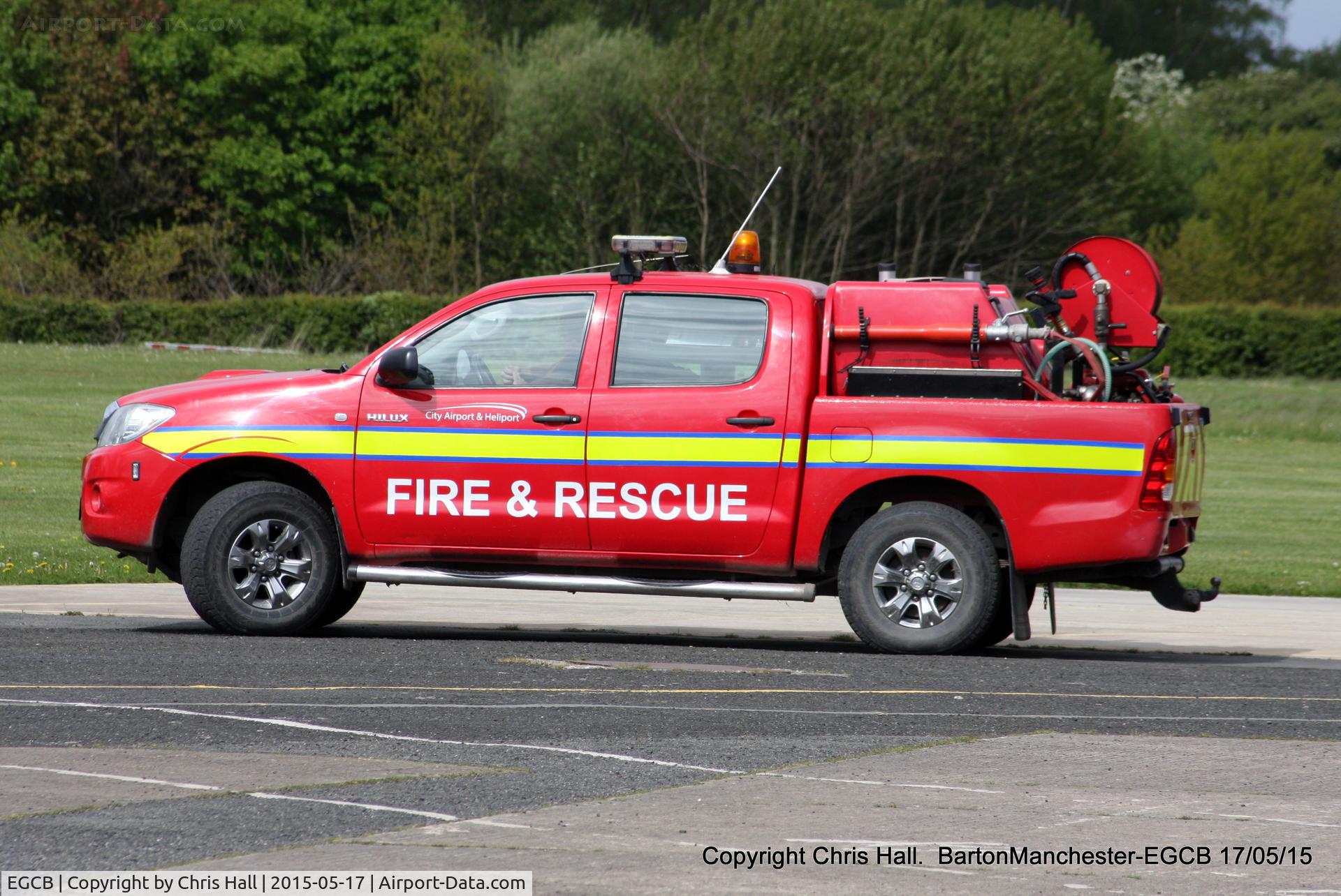 City Airport Manchester, Manchester, England United Kingdom (EGCB) - Barton Fire Truck