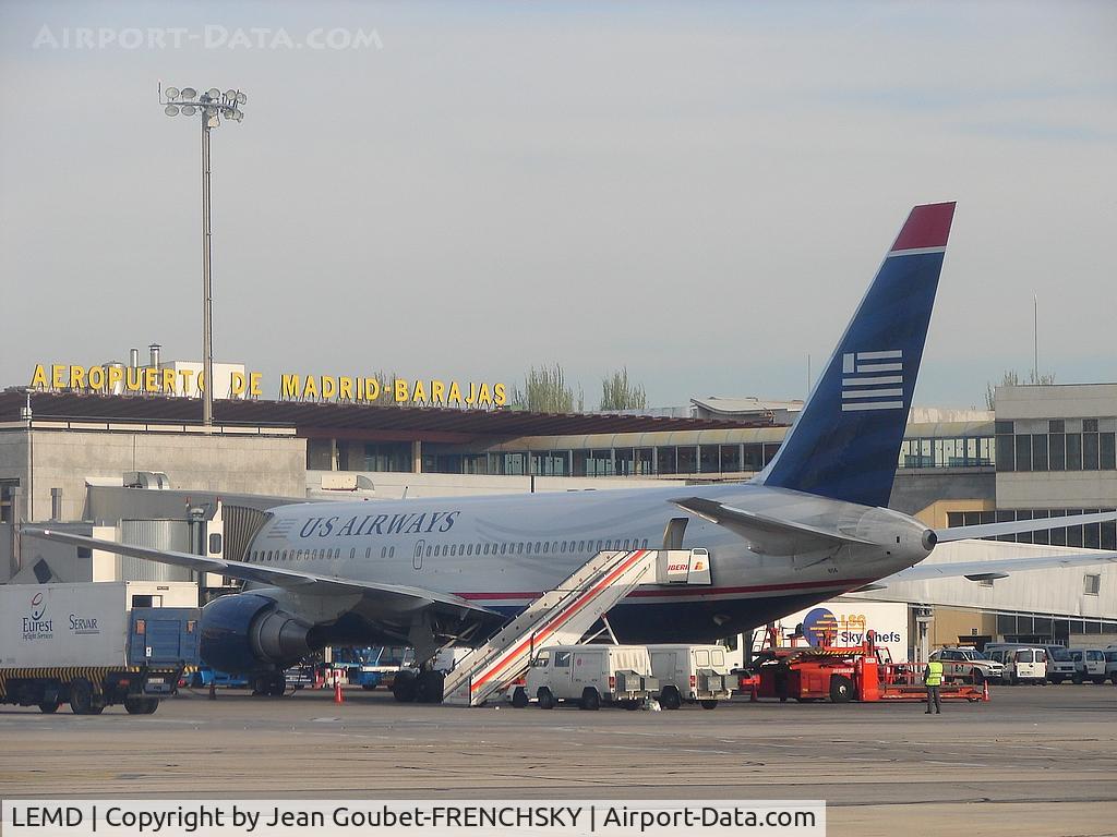 Barajas International Airport, Madrid Spain (LEMD) - US Airways N656US
