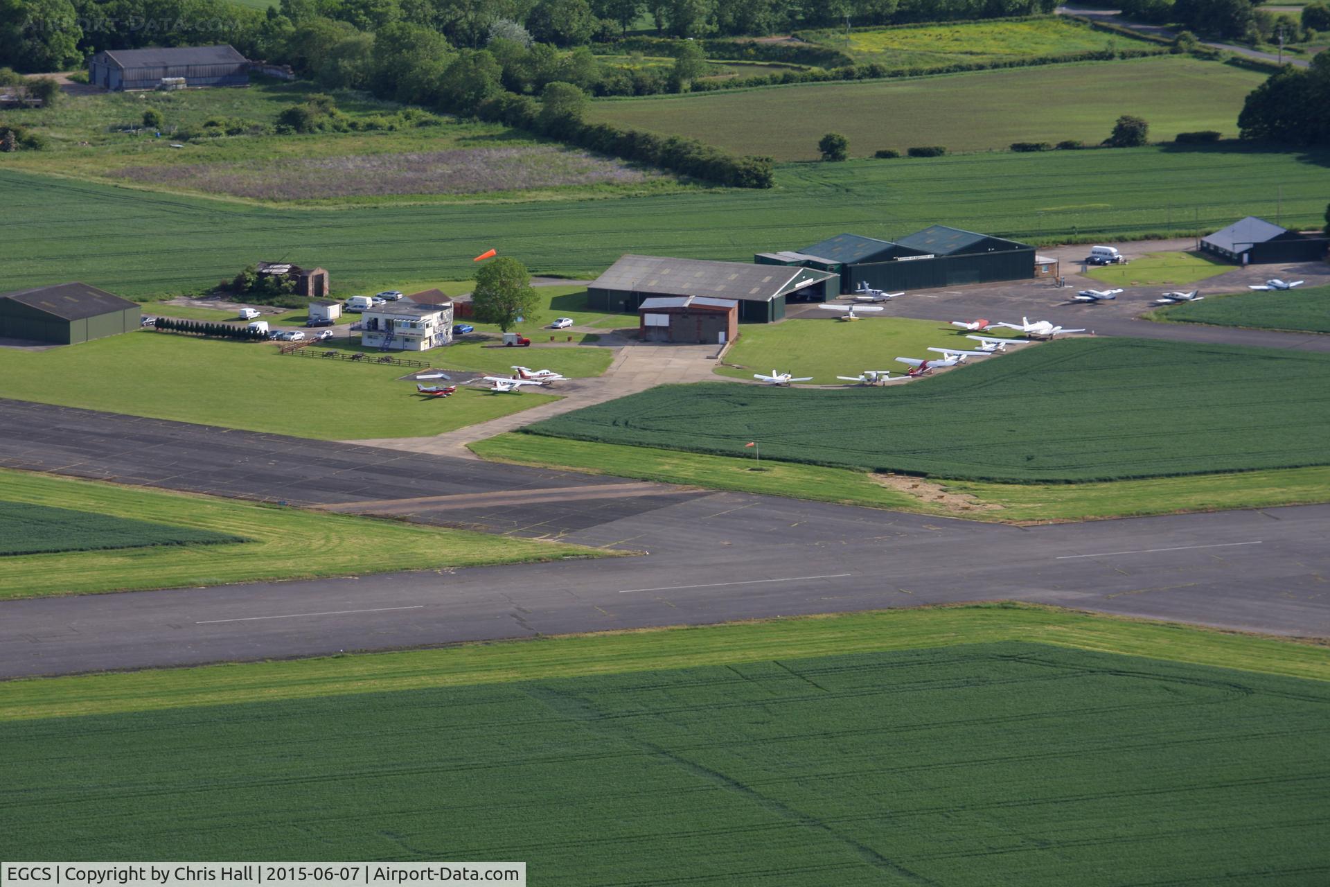 Sturgate Airfield Airport, Lincoln, England United Kingdom (EGCS) - over Sturgate