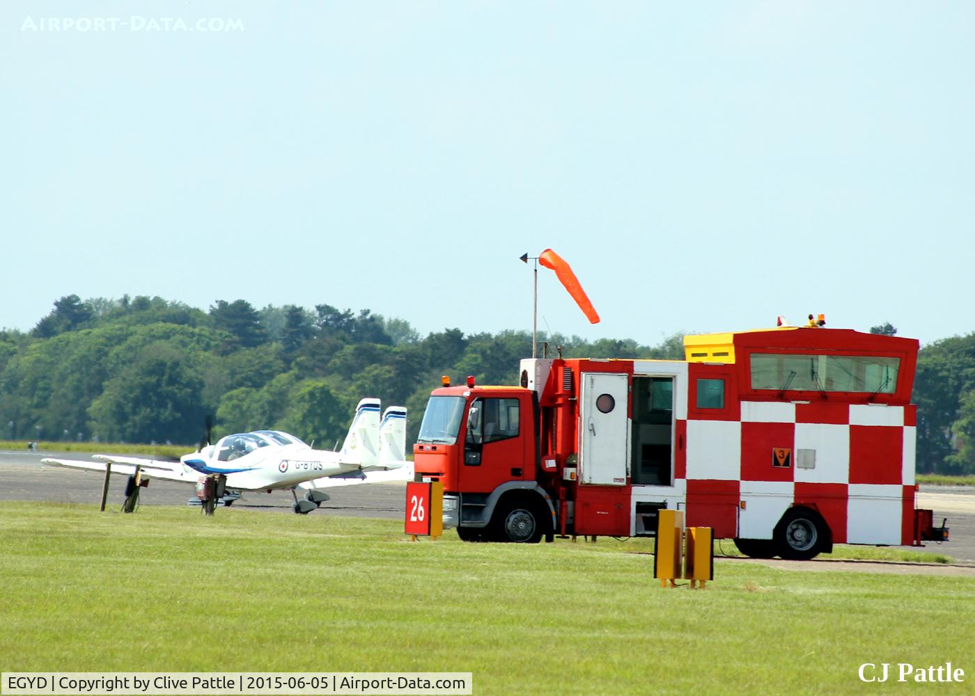 RAF Cranwell Airport, Cranwell, England United Kingdom (EGYD) - Last chance checks at the airfield caravan at Cranwell EGYD