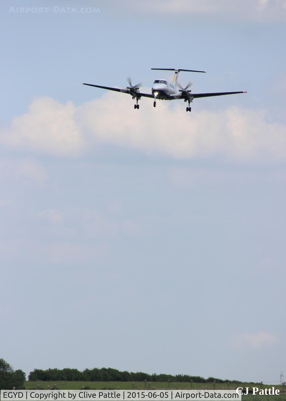 RAF Cranwell Airport, Cranwell, England United Kingdom (EGYD) - King Air on Finals at Cranwell EGYD