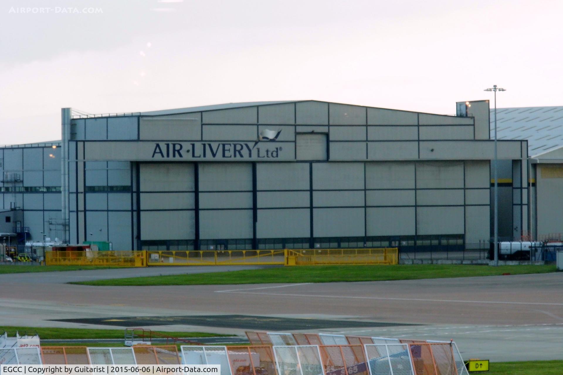 Manchester Airport, Manchester, England United Kingdom (EGCC) - The paint shop at Manchester