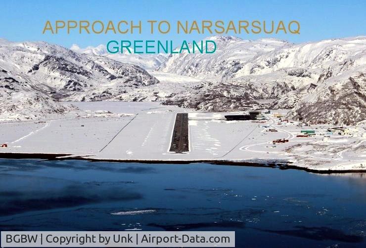 Narsarsuaq Airport, Narsarsuaq (Narssarssuaq) Greenland (BGBW) - BW-1 On Final in Winter
