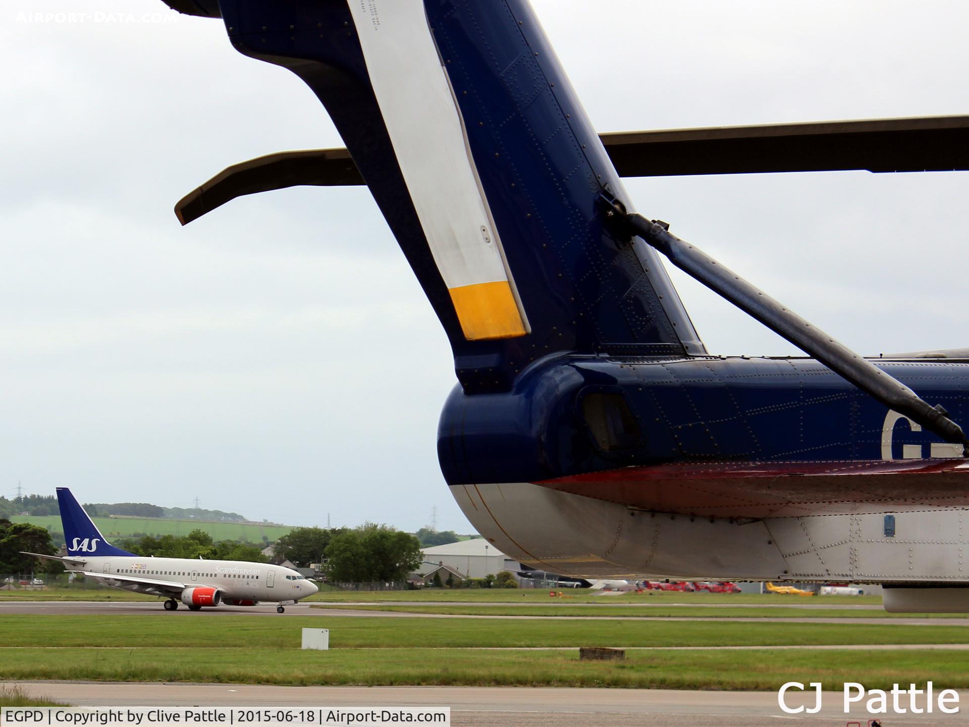 Aberdeen Airport, Aberdeen, Scotland United Kingdom (EGPD) - View eastwards at Aberdeen, Scotland EGPD
