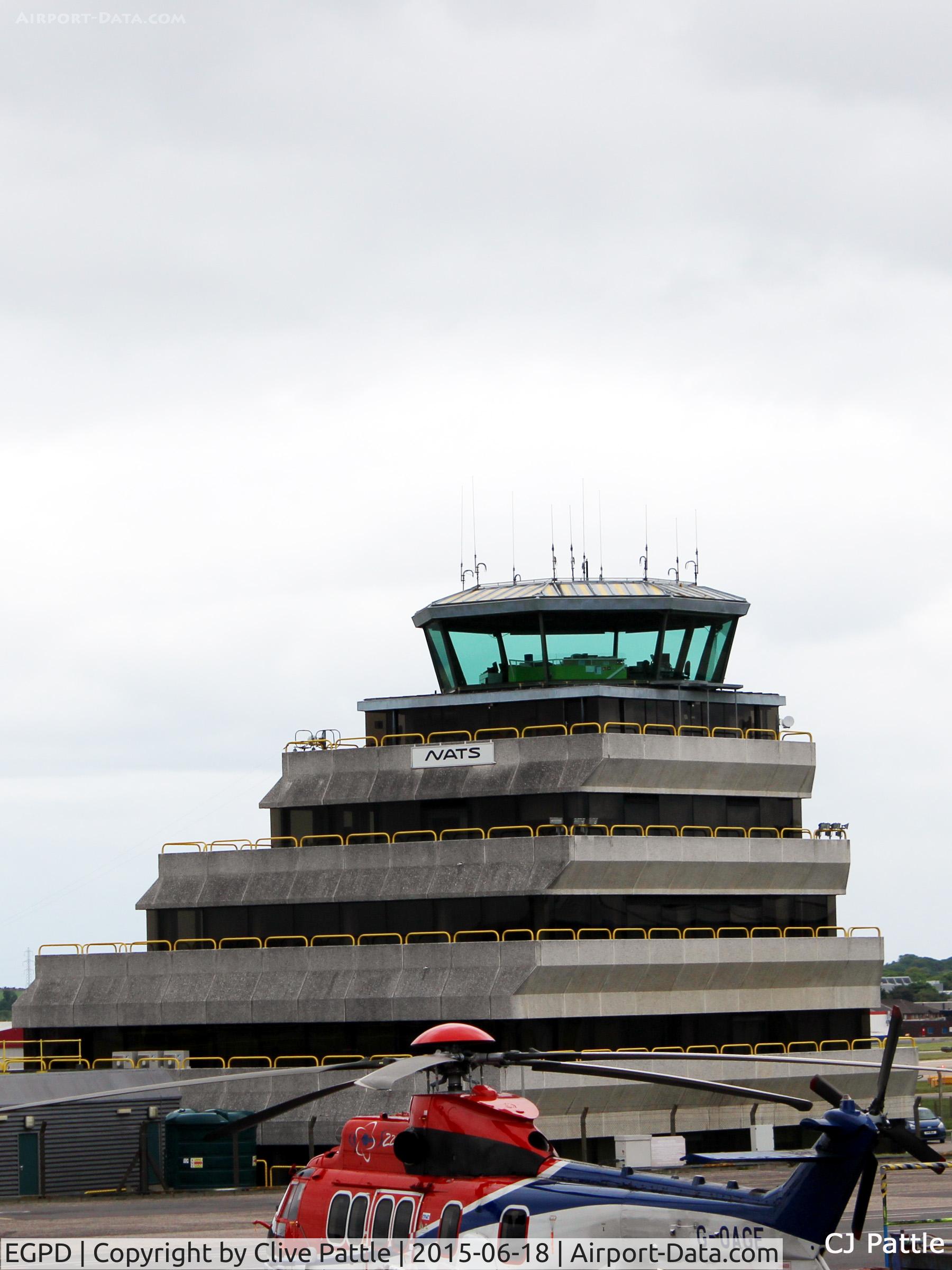Aberdeen Airport, Aberdeen, Scotland United Kingdom (EGPD) - Tower close up at Aberdeen, Scotland EGPD