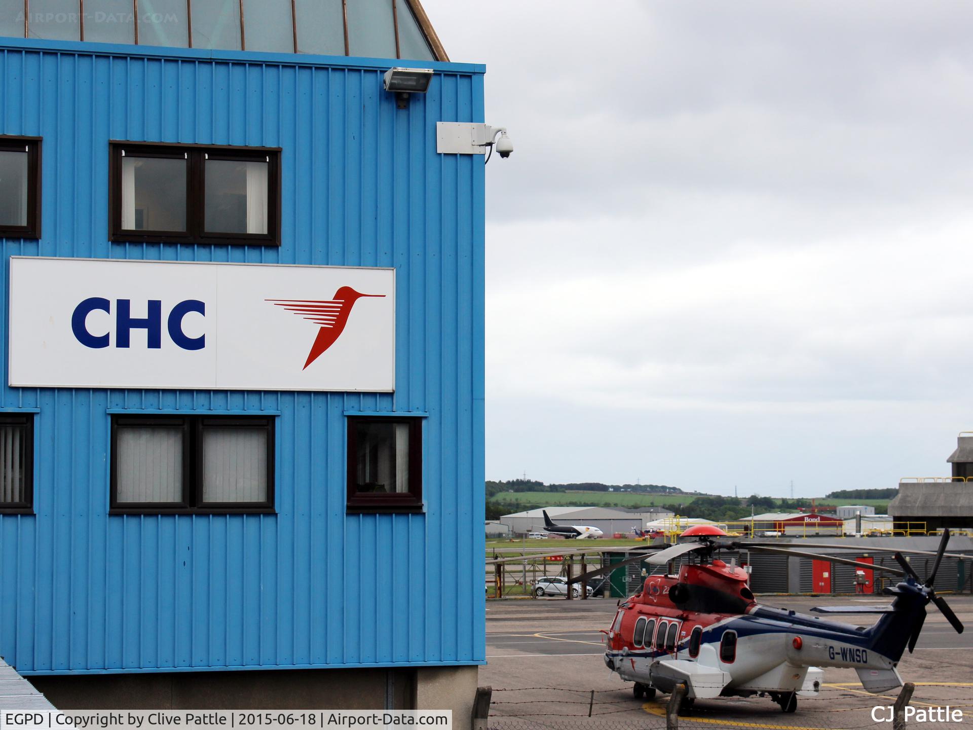 Aberdeen Airport, Aberdeen, Scotland United Kingdom (EGPD) - CHC Scotia Hangar at Aberdeen, Scotland EGPD
