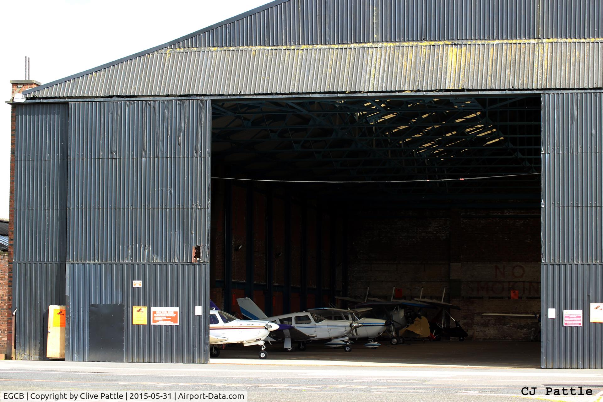 City Airport Manchester, Manchester, England United Kingdom (EGCB) - Hangar view at Barton, Manchester City Airport, EGCB