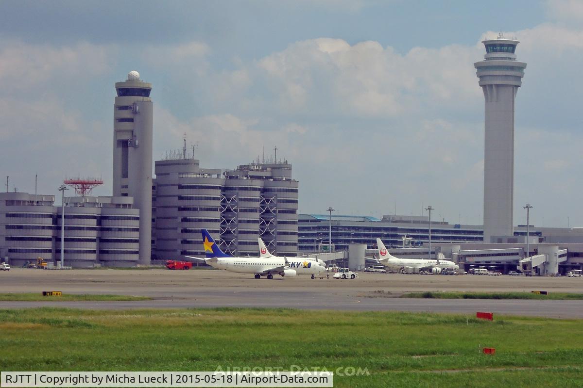 Tokyo International Airport (Haneda), Ota, Tokyo Japan (RJTT) - Bulky buildings and two towers at Haneda