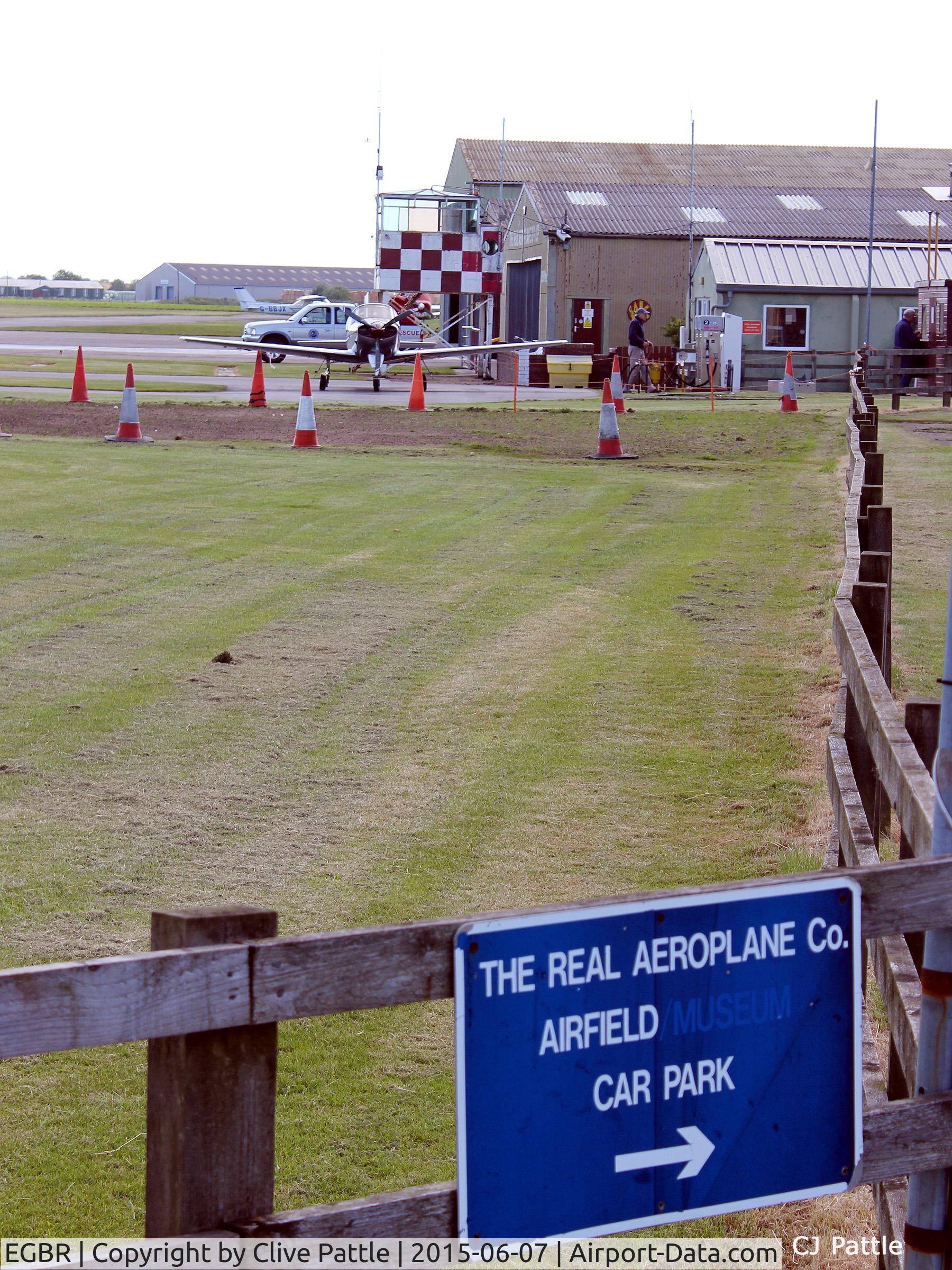 EGBR Airport - General view of Breighton Airfield, Yorkshire - EGBR