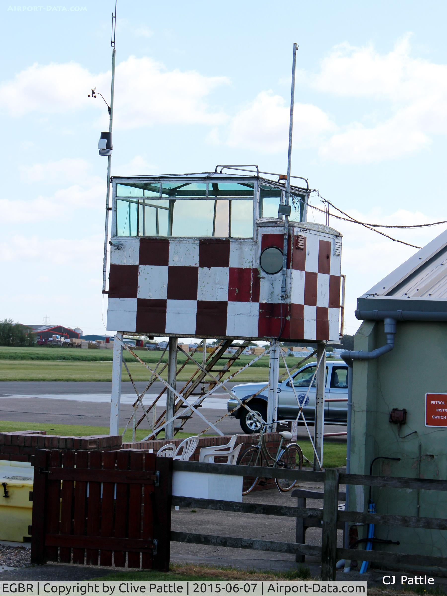 EGBR Airport - A view of the tower facilities at Breighton Airfield, Yorkshire - EGBR