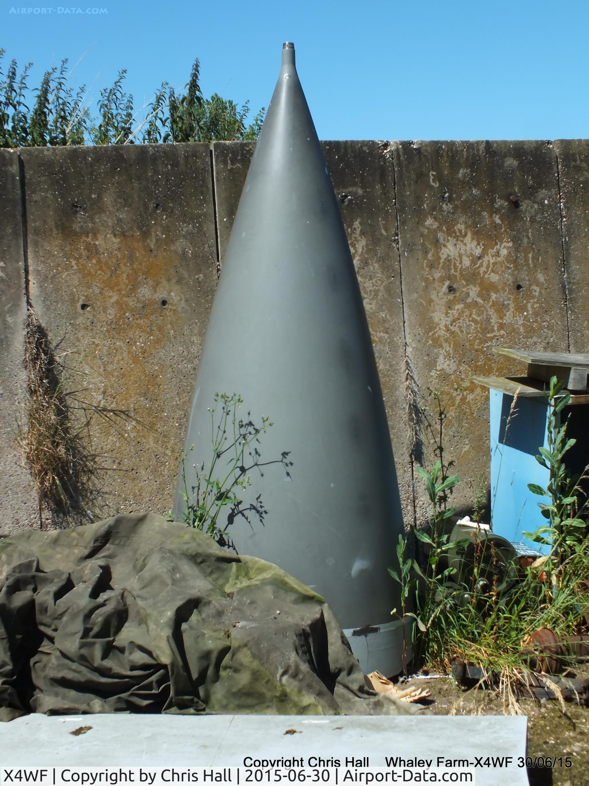 X4WF Airport - Panavia Tornado GR.1 nose cone on a farm a few miles south of RAF Coningsby