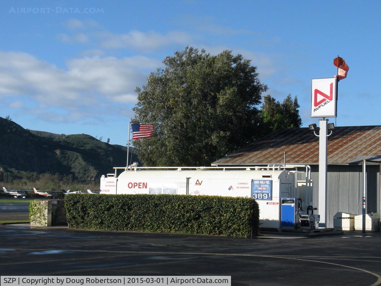 Santa Paula Airport (SZP) - Self-Service Fuel Dock-note changed price for 100LL.
